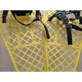 29" Vintage Yellow Snow Treads Plastic Snowshoes SnowTreads Boulder CO ski doo sno traks