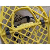 29" Vintage Yellow Snow Treads Plastic Snowshoes SnowTreads Boulder CO ski doo sno traks