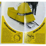 29" Vintage Yellow Snow Treads Plastic Snowshoes SnowTreads Boulder CO ski doo sno traks