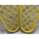 29" Vintage Yellow Snow Treads Plastic Snowshoes SnowTreads Boulder CO ski doo sno traks
