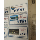 Volkswagen VW Event Cruise VESI Fridge Magnet 6pc Southeast Idaho 2009-2013