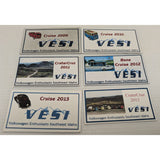 Volkswagen VW Event Cruise VESI Fridge Magnet 6pc Southeast Idaho 2009-2013