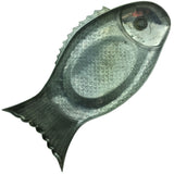 24X12 Arthur Court 1975 Fish Serving Platter Tray Metal Chrome Large Vintage Aluminum MCM