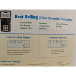 Texas Instruments TI-30X IIS Scientific Calculator 2-Line Display