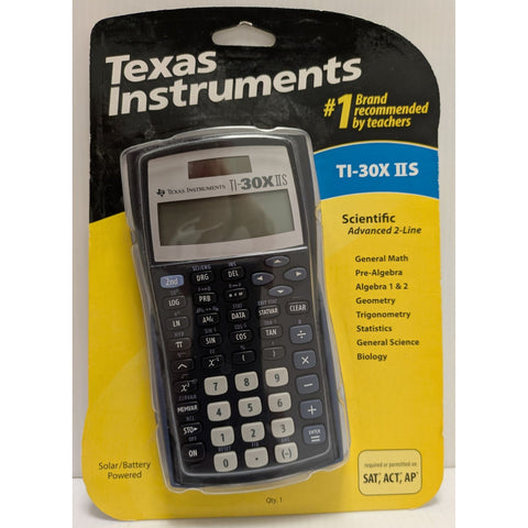 Texas Instruments TI-30X IIS Scientific Calculator 2-Line Display