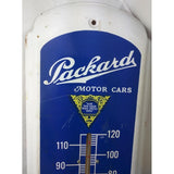 27 " 1960's Packard Thermometer Sign Motor Cars Gas Oil Station Metal Advertising
