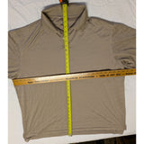 2XL Adidas ClimaCool Mens Short Sleeve Polo Shirt Tan Polyester XXL Golf Casual Activewear