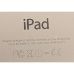 9.7" Apple iPad Air 2 Wi-Fi 16GB Gold MH0W2LL/A 16GB A1566 Working AS-IS
