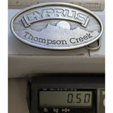 Mining Cyprus Thompson Creek Belt Buckle Boise Idaho Western Trophy Vintage