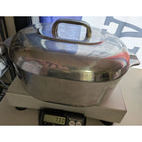 Magnalite 8 Quart GHC Aluminum Oval Roaster Trivet Lid 16.5x10x4.5 USA Cookware
