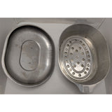 Magnalite 8 Quart GHC Aluminum Oval Roaster Trivet Lid 16.5x10x4.5 USA Cookware