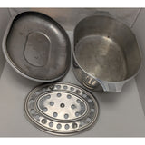Magnalite 8 Quart GHC Aluminum Oval Roaster Trivet Lid 16.5x10x4.5 USA Cookware