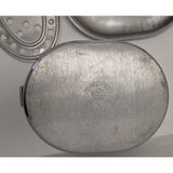 Magnalite 8 Quart GHC Aluminum Oval Roaster Trivet Lid 16.5x10x4.5 USA Cookware