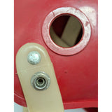 F2150 MED 1960's USA Vintage Youth Wilson Red Football Helmet Halloween Costume White Stripe 24