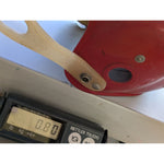 F2150 MED 1960's USA Vintage Youth Wilson Red Football Helmet Halloween Costume White Stripe 24