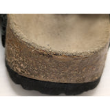 38 L7 M5 Birkenstock Arizona Black Suede Double Strap Sandals Cork Sole EU 38 US 5 Men’s 7 Women’s