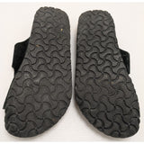 38 L7 M5 Birkenstock Arizona Black Suede Double Strap Sandals Cork Sole EU 38 US 5 Men’s 7 Women’s