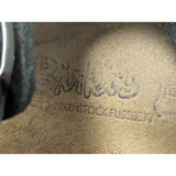 38 L7 M5 Birkenstock Arizona Black Suede Double Strap Sandals Cork Sole EU 38 US 5 Men’s 7 Women’s