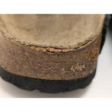 38 L7 M5 Birkenstock Arizona Black Suede Double Strap Sandals Cork Sole EU 38 US 5 Men’s 7 Women’s