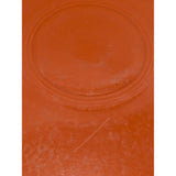 14" 1930s Fiesta Red Orange Round Chop Serving Plate Homer Laughlin Dinnerware Ceramic Platter