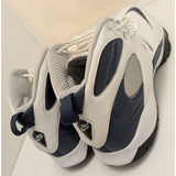 15 Nike Zoom Air Blade Pro Turf Trainers Football Shoes Cleats Lacrosse 316156 141 White Navy