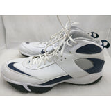 15 Nike Zoom Air Blade Pro Turf Trainers Football Shoes Cleats Lacrosse 316156 141 White Navy