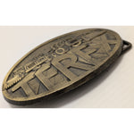Terex Construction Machinery Belt Buckle Brass Finish Heavy Equipment Vintage Truck Dump Bulldozer