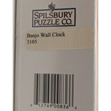 New 1997 12.5 X 43 Spilsbury Antique Gilded Banjo Clock 650-Piece Jigsaw Puzzle 3105 NIB
