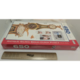 New 1997 12.5 X 43 Spilsbury Antique Gilded Banjo Clock 650-Piece Jigsaw Puzzle 3105 NIB