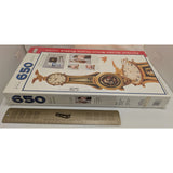 New 1997 12.5 X 43 Spilsbury Antique Gilded Banjo Clock 650-Piece Jigsaw Puzzle 3105 NIB
