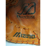 14 " MFR 1401 Franchise Mizuno Professional Baseball Glove Mitt Leather RHT Outfielder