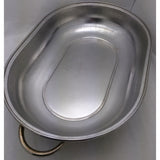 12 QT Revere Ware Double Roaster Stainless Steel Pot Pan 17.5X12X 7 2504 /84 1801 Turkey
