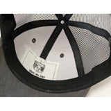 100% Cotton Dodge Ram Hat Distressed Trucker Cap Men Gray Black Mesh Buckle Back Adjustable