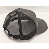 100% Cotton Dodge Ram Hat Distressed Trucker Cap Men Gray Black Mesh Buckle Back Adjustable