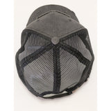 100% Cotton Dodge Ram Hat Distressed Trucker Cap Men Gray Black Mesh Buckle Back Adjustable
