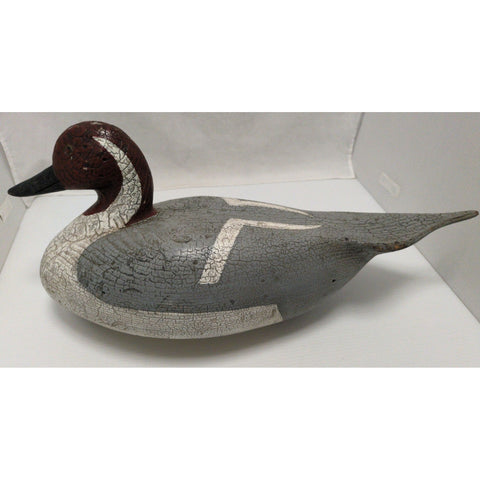 18" Signed ROBERT ELMORE Hand Carved DUCK DECOY Morgantown NC