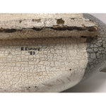 18" Signed ROBERT ELMORE Hand Carved DUCK DECOY Morgantown NC