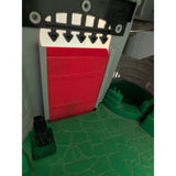 19" 1994 Fisher-Price 7110 Castle w/Cannon Only Great Adventures Medieval Stone Gray/Green Plastic
