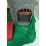 19" 1994 Fisher-Price 7110 Castle w/Cannon Only Great Adventures Medieval Stone Gray/Green Plastic