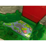 19" 1994 Fisher-Price 7110 Castle w/Cannon Only Great Adventures Medieval Stone Gray/Green Plastic