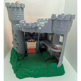 19" 1994 Fisher-Price 7110 Castle w/Cannon Only Great Adventures Medieval Stone Gray/Green Plastic