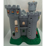 19" 1994 Fisher-Price 7110 Castle w/Cannon Only Great Adventures Medieval Stone Gray/Green Plastic