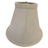 7" Tall Small Beige Fabric Lamp Shade Classic Home Decor Accessory