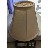 7" Tall Small Beige Fabric Lamp Shade Classic Home Decor Accessory