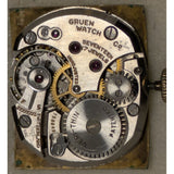 AS-IS Runs 1944 Gruen Veri-Thin 17J 435 Swiss Mens Tank Watch 10KGF Gold Filled