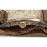 AS-IS Runs 1944 Gruen Veri-Thin 17J 435 Swiss Mens Tank Watch 10KGF Gold Filled