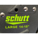 14"-15" Large Schutt Youth 32-34" Ds Y Flex 3.0 Gray Green Football Shoulder Pads DSflex
