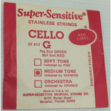 G Super-Sensitive Cell String Stainless Red Label SS613 Medium Tone USA 1981 SS 613
