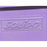 9" 1966 1/19 Scale Solido VW Combi Peace & Love Flower Powered Van Diecast Purple Volkswagen Van Bus