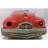12" Packard Convertible Conway Skokie Red Wind Up Battery Lights Toy Car Vintage